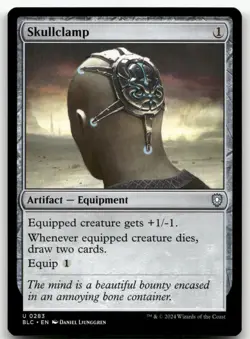 Skullclamp #283 (NM) Bloomburrow BLC Magic MTG - Image 1