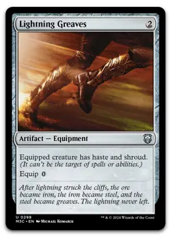 Lightning Greaves #298 (NM) Modern Horizons 3 M3C Magic MTG - Image 1
