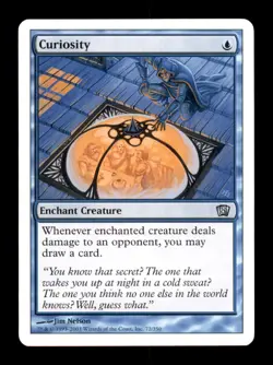 Curiosity LP Light Play Eighth Edition MTG [7387] - Image 1