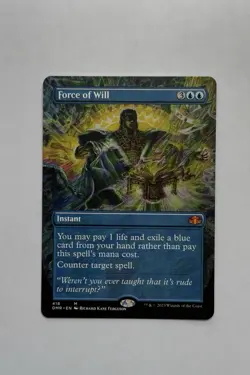 Force of Will (Borderless) Dominaria Remastered Regular - Image 1