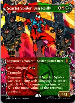 Scarlet Spider, Ben Reilly (Borderless) R Marvel's Spider-Man 214 LP - Image 1