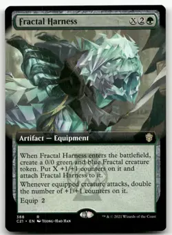 Fractal Harness (Extended Art) #388 (NM) Commander 2021 C21 Magic MTG - Image 1