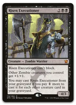 Risen Executioner #116 (NM) Dragons of Tarkir DTK Magic MTG - Image 1