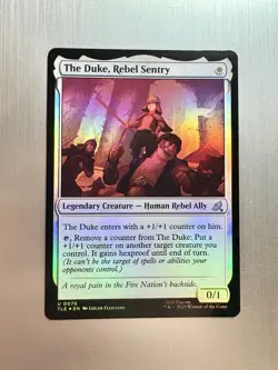 The Duke, Rebel Sentry - 76 - MTG Avatar: The Last Airbender - Uncommon - FOIL - Image 1