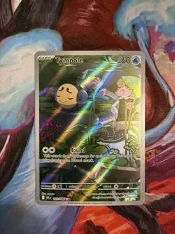 Pokemon TCG Tympole 103/086 Sv: Black Bolt Holo Illustration Rare NM - Image 1