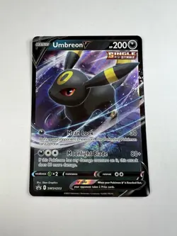 Umbreon V SWSH203 Pokemon Black Star Promo - LP - Image 2