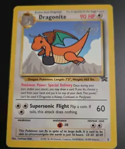 Dragonite Pokemon The First Movie Promo Card Black Star Promo #5 - Image 1