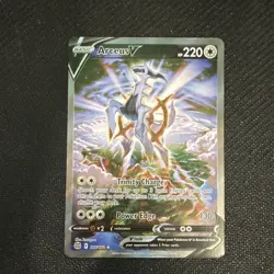 Pokemon Arceus V 166/172 Swsh09 Brilliant Stars Full Art Ultra Rare Holo 220 HP - Image 1