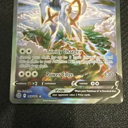 Pokemon Arceus V 166/172 Swsh09 Brilliant Stars Full Art Ultra Rare Holo 220 HP - Image 3