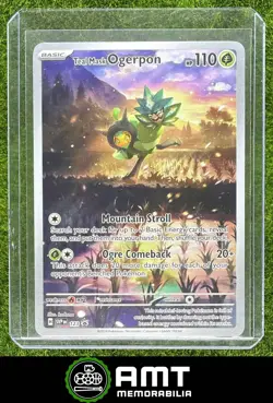 Teal Mask Ogerpon 2023-25 Pokemon Scarlet Violet Black Star Promos #123 Twilight - Image 1
