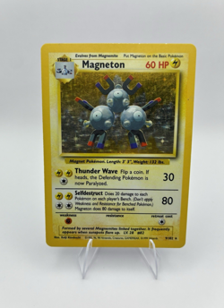 Magneton, Pokemon Moderately Played, Base Set, Holo Rare, 9/102 - Image 5