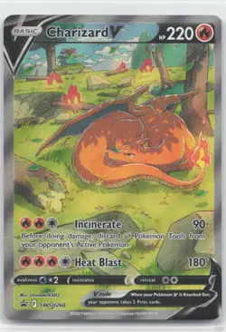Charizard V SWSH260 Promo Sword & Shield Promo Pokemon Near Mint - Image 1