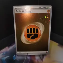 HD COSMOS HOLO Basic Fighting Energy SVE 006 - Pokemon 151 - 3 SWIRLS - Image 1