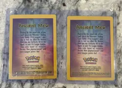 2000 WOTC POKEMON 2000 MOVIE ANCIENT MEW PROMO HOLO FACTORY SEALED LOT OF 2 - Image 1