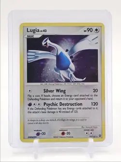LUGIA LV.43 2007 POKEMON DIAMOND PEARL SECRET WONDERS RARE 14/132 Q2283 - Image 1