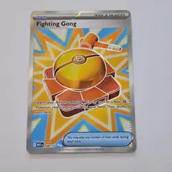 Pokemon Fighting Gong 168/132 Me01: Mega Evolution Ultra Rare Full Art Holo - Image 1