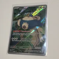 Pokemon TCG Snorlax SVP 051 Scarlet & Violet Promo Holo 2023 150 HP EN - Image 1