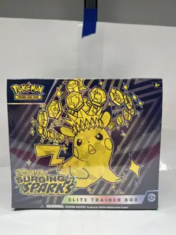 Pokemon Surging Sparks Elite Trainer Box Scarlet & Violet ETB Sealed - Image 1