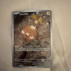 Pokemon TCG Stunfisk #202/191 Surging Sparks Illustration - Image 1