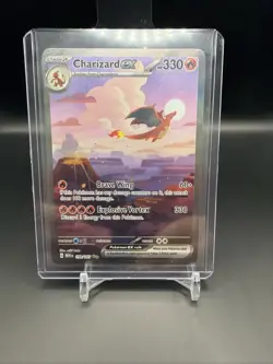 Pokemon SV 151 Charizard EX Special Illustration Rare SIR Alt Art M/Nm - Image 3