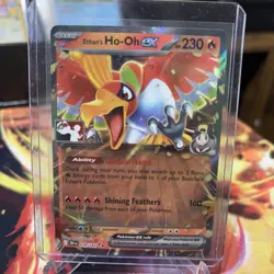 Ethan's Ho-Oh EX 039/182 Holo Prize Pack Series 8 Pokemon TCG NM A - Image 1