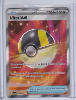 Pokemon TCG Ultra Ball Full Art Trainer 264/217 Ascended Heroes NM - Image 1