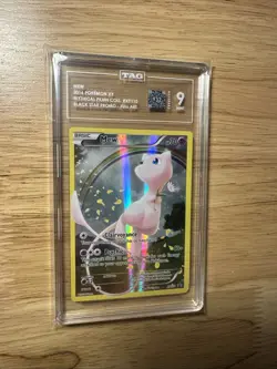 2016 Pokemon Mew Full Art Mythical Premium Collection Promo #XY110 TAG 9 Mint - Image 4