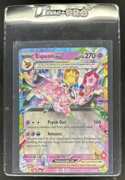 2025 Pokemon Prismatic Evolutions Espeon ex #034/131 - Image 1