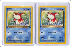 (2) Lot 1999 Pokemon Jungle Goldeen 1st Edition #53/64 - Image 1