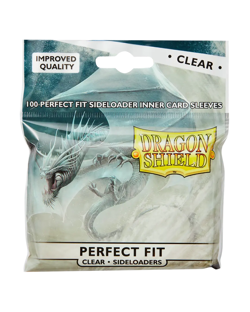 Dragon Shield Perfect Fit Clear Sideloading Standard Deck Shield Card Sleeves - Image 1