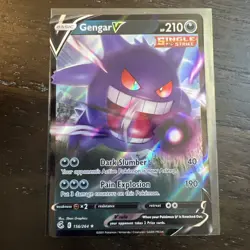 Pokemon Gengar V 156/264 NM Fusion Strike 2021 - Image 1