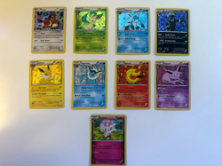 Pokemon Black & White Eeveelution Promo Set BW87-BW94 Holo Finish G-VG-EX - Image 1
