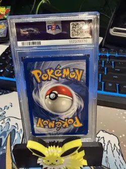 2000 POKEMON PROMO BLACK STAR GAME BOY #10 MEOWTH-HOLO PSA 8 - Image 2