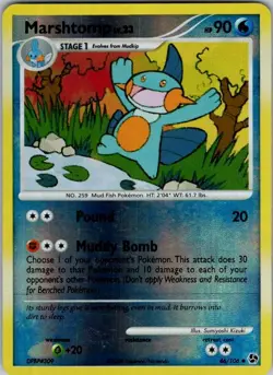 Pokemon | Great Encounters | Marshtomp | 46/106 | Reverse Holo | MP - Image 1