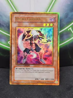 Yugioh Necro Gardna GLD2-EN027 Gold Rare NM - Image 1