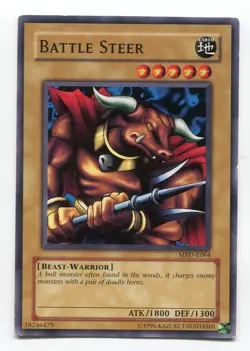 Yu-Gi-Oh! PLAYED/POOR Battle Steer Common englisch Kampfstier - Image 1