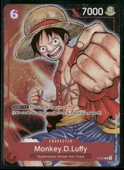 2024 One Piece Monkey D Luffy P-001 Promo Bandai Games Fest 23-24 - Image 1