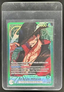 2026 One Piece Azure Sea's Seven Dracule Mihawk Leader #OP14-020 - Image 1
