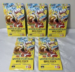 One Piece OP15 EB04 Adventure on Kami Island Sleeved Booster Pack Lot 5 English - Image 2