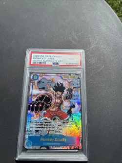 (1) PSA 10 2025 One Piece Fist of Divine Speed OP11 #118 Monkey D. Luffy Manga - Image 2