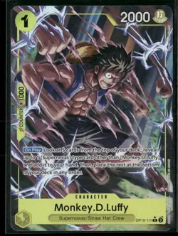 2025 One Piece OP10-111 Royal Blood Monkey D Luffy Alternate Art - Image 1