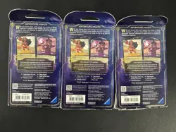 Lot x3 2024 Disney Lorcana TCG First Chapter Amber & Amethyst Starter Deck WSC35 - Image 4