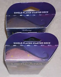 ( 2 ) Disney Lorcana Ursula's Return Starter Deck Boxes (New-Sealed) - Image 5