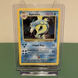 Gyarados 7/130 Pokemon Card TCG Base Set 2 Unlimited Holo Rare - Image 1