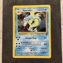 Gyarados 7/130 Pokemon Card TCG Base Set 2 Unlimited Holo Rare - Image 2