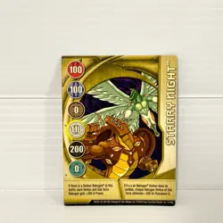 Starry Night 12/48q - Bakugan Battle Brawlers Metal Magnetic Card - Image 1