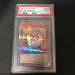 YuGiOh PSA10 Dark Magician Girl 25th Quarter Century Secret Rare Card - Image 1