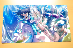 No.4212 Fudo Yusei Stardust Dragon TCG CCG Custom Playmat Card Game Play Mat - Image 3
