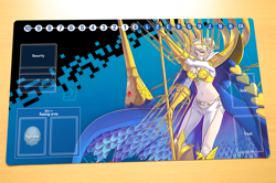 No.4190# Digimon Card Game Custom Playmat Junomon DTCG Play Mat CCG Mat - Image 1