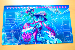 No.4126# Digimon Card Game Custom Playmat Ariemon Jellymon Gammamon DTCG Mat - Image 1